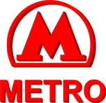 Логотип компании Метро